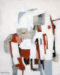 Thumbnail: Millarc ACCIDENTALY ON PURPOSE  Acrylic on canvas 16X20 $500